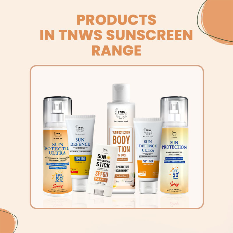 TNW The Natural Wash Sun Protection Sunscreen SPF UVA UBA 60+ PA++++ Spray