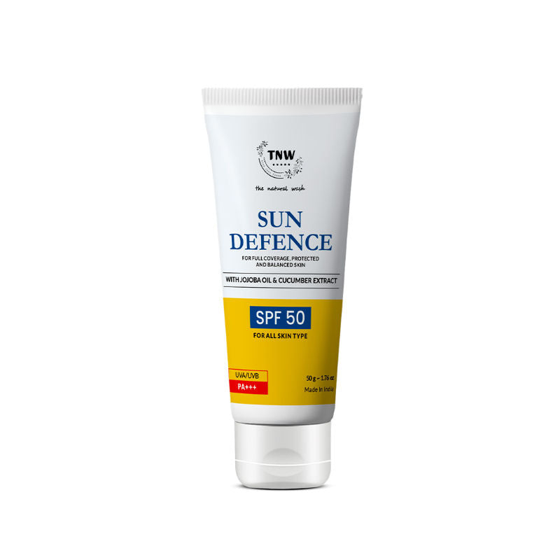 TNW The Natural Wash Sun Defence Sunscreen SPF 50 UVA UVB PA+++ Sunblock Suncream