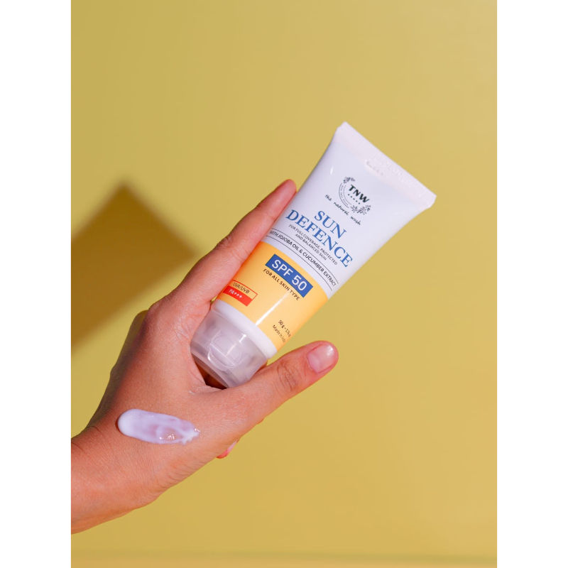 TNW The Natural Wash Sun Defence Sunscreen SPF 50 UVA UVB PA+++ Sunblock Suncream