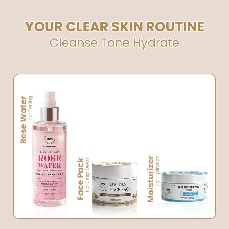 TNW The Natural Wash Multani Mitti Face Wash for Glowing & Clear Skin - For Oily Skin