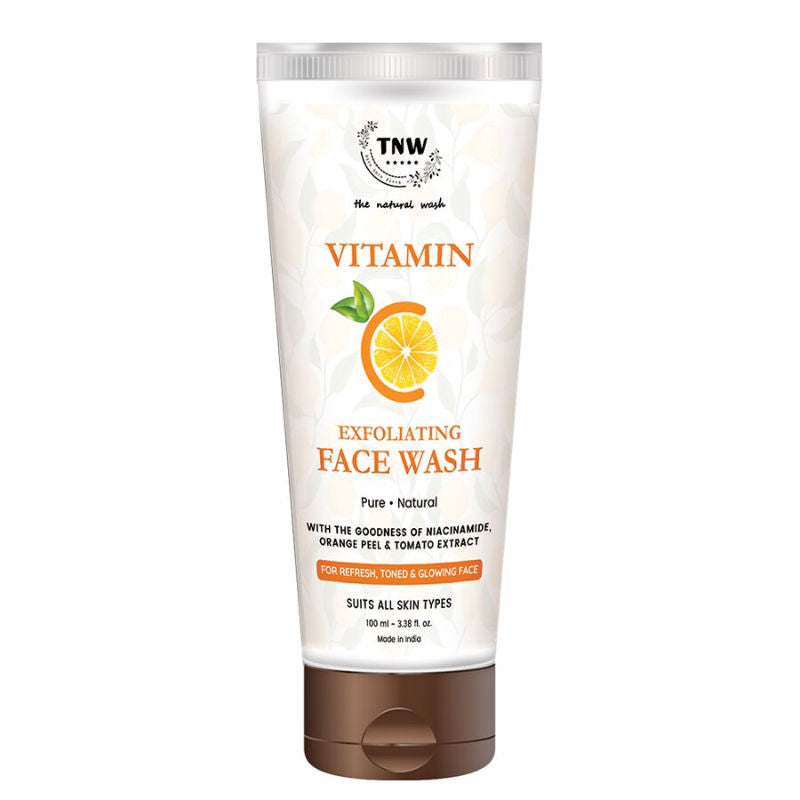 TNW The Natural Wash Deep Cleansing & Skin Brightening Vitamin C Face Wash Exfoliating