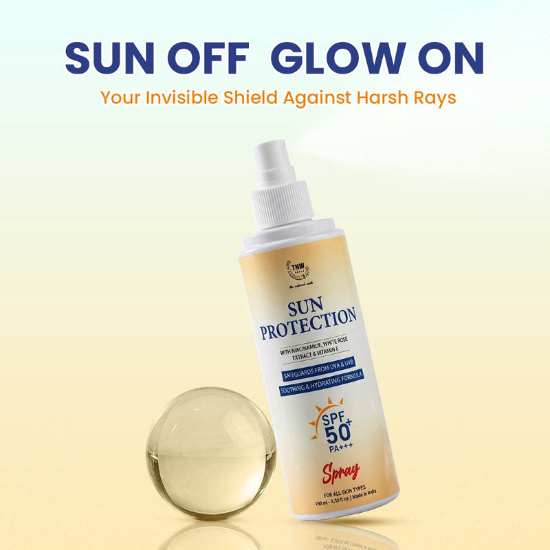 TNW The Natural Wash Sun Protection Sunscreen SPF 50+ PA+++ Spray With UVA UVB