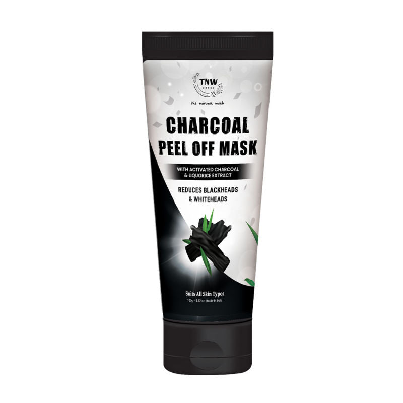 TNW The Natural Wash Charcoal Peel Off Face Mask with Activated Charcoal & Liquorice Extract