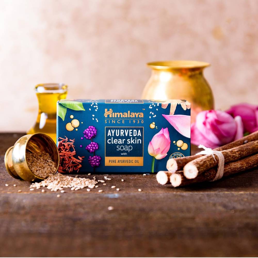Himalaya Ayurveda Clear Skin Soap With Pure Ayurvedic Oil