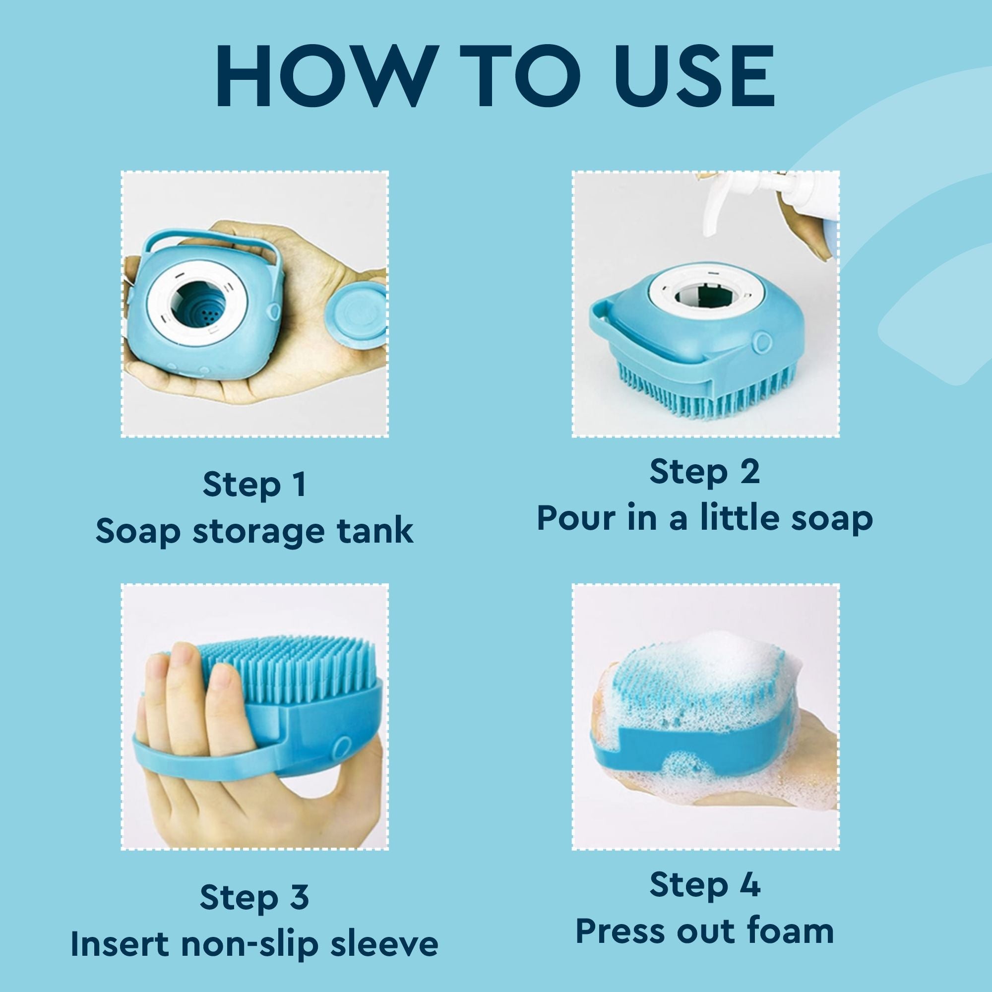 GUBB Silicone Exfoliating Bath Brush