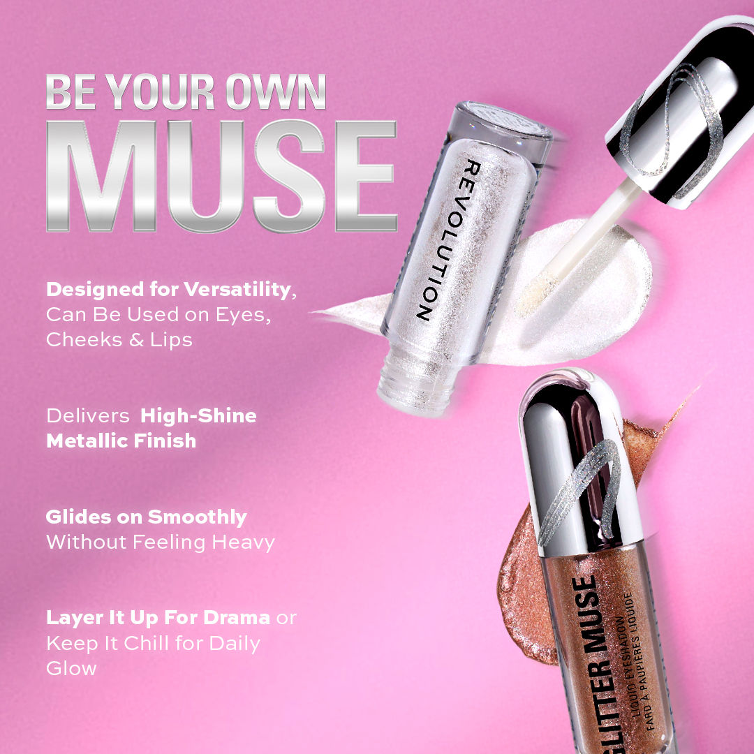 Makeup Revolution Metallic Muse Glitter Muse Eyeshadow