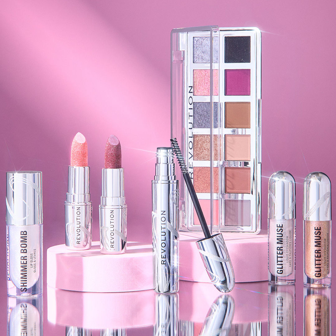 Makeup Revolution Metallic Muse Glitter Lipstick
