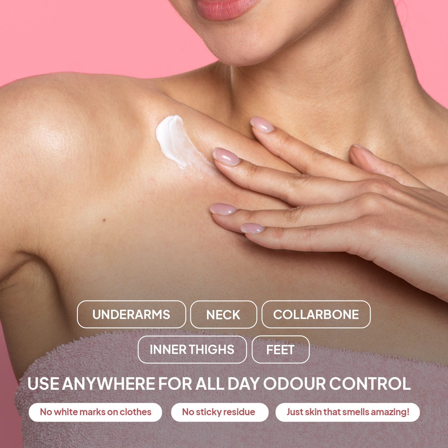Imfresh Honeyoudh Deodorant Cream For Whole body & Underarms Areas Long Lasting Odour Control