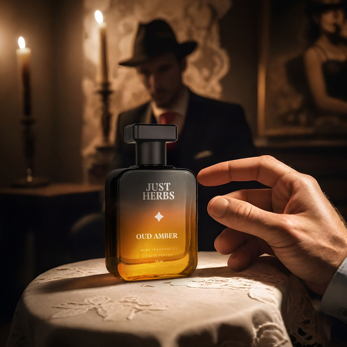 Just Herbs Intense Oud Amber Eau De Perfume