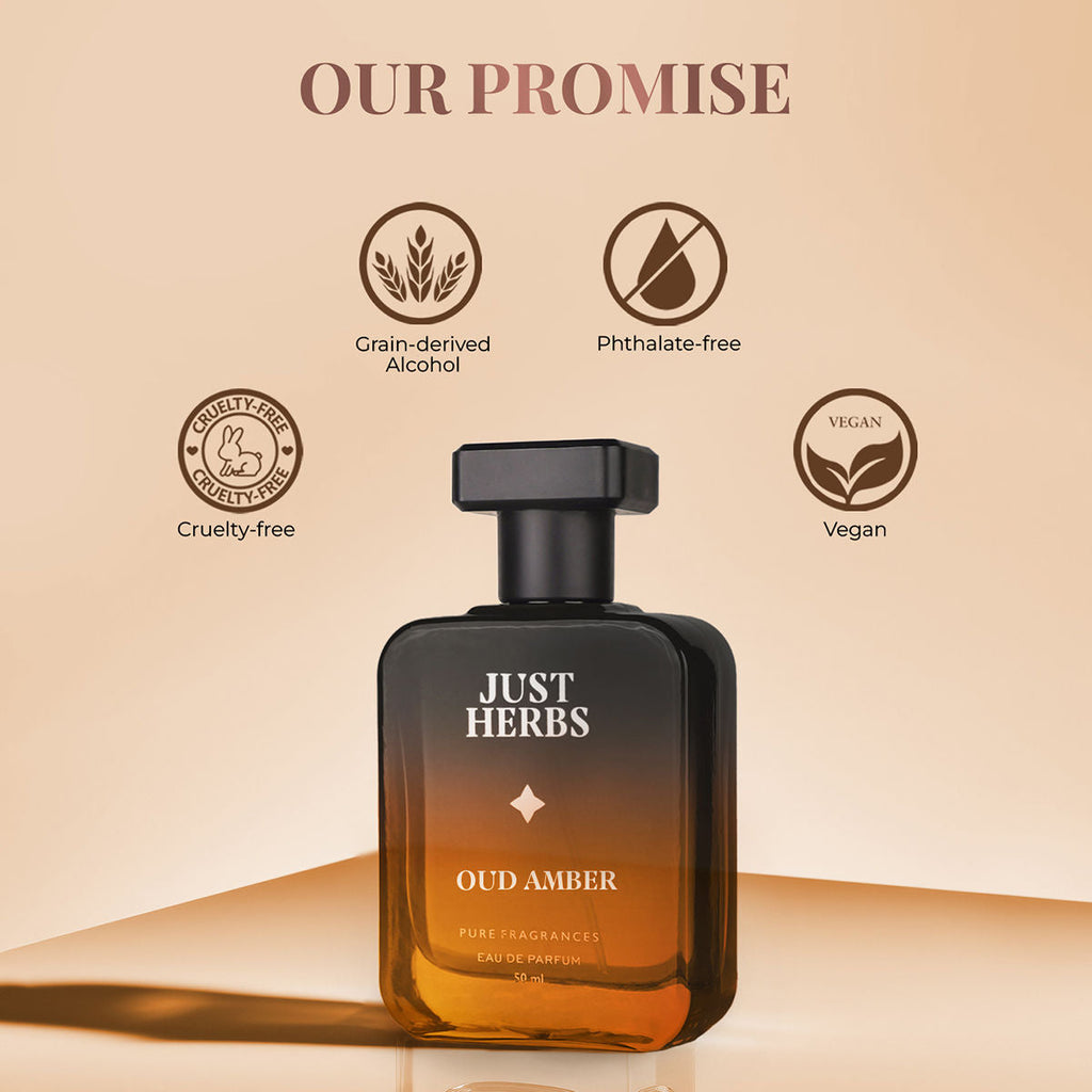Just Herbs Intense Oud Amber Eau De Perfume
