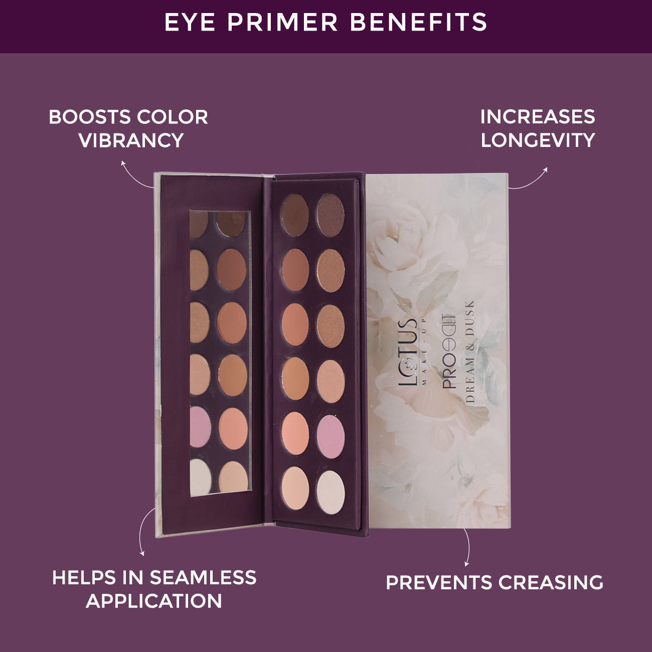 Lotus Make Up Proedit Eye Primer Infused Eyeshadow Palette