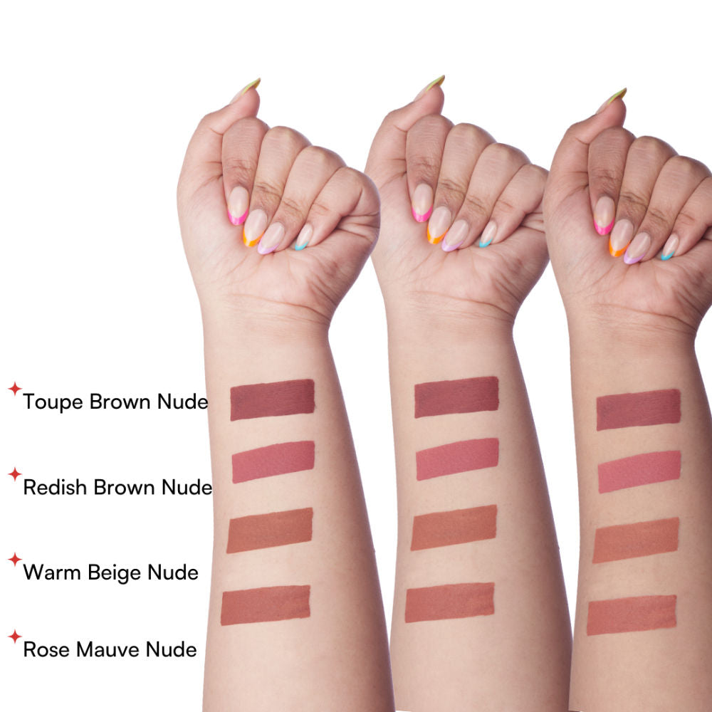 Gush Beauty Matte Liquid Lipstick - Vegan Long Lasting & Non-Drying