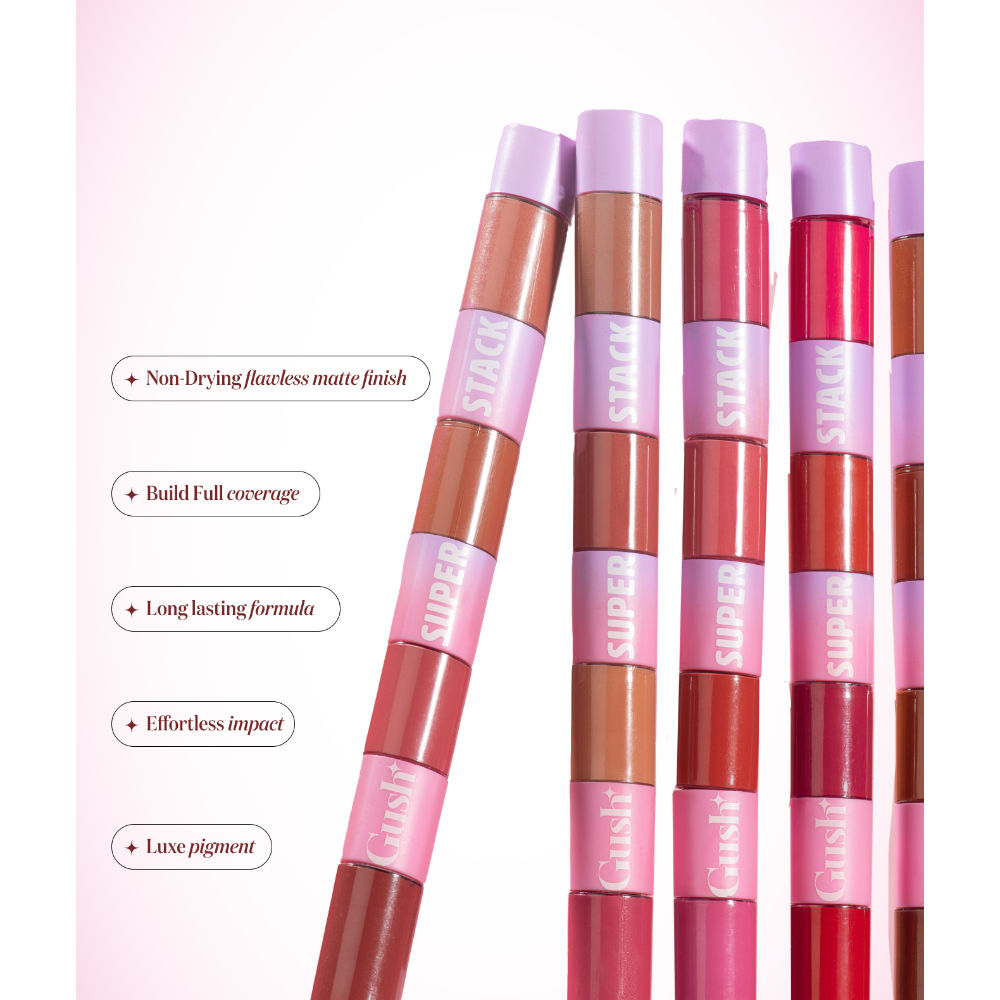 Gush Beauty Matte Liquid Lipstick - Vegan Long Lasting & Non-Drying