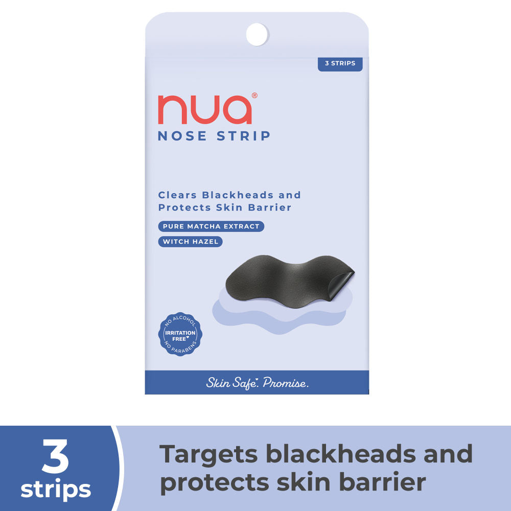 Nua Nose Strip Pure Matcha and Witch Hazel 100% Natural Extracts Works within 10 minutes