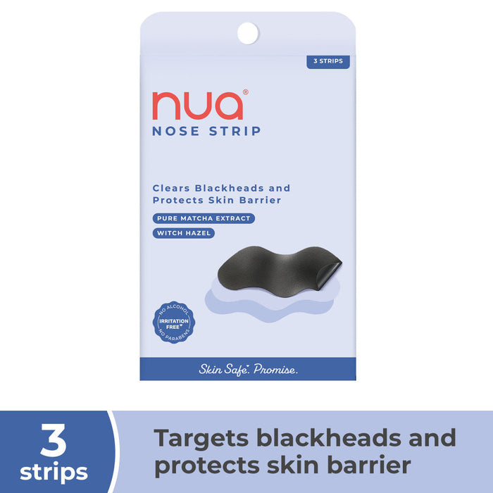 Nua Nose Strip Pure Matcha and Witch Hazel 100% Natural Extracts Works within 10 minutes