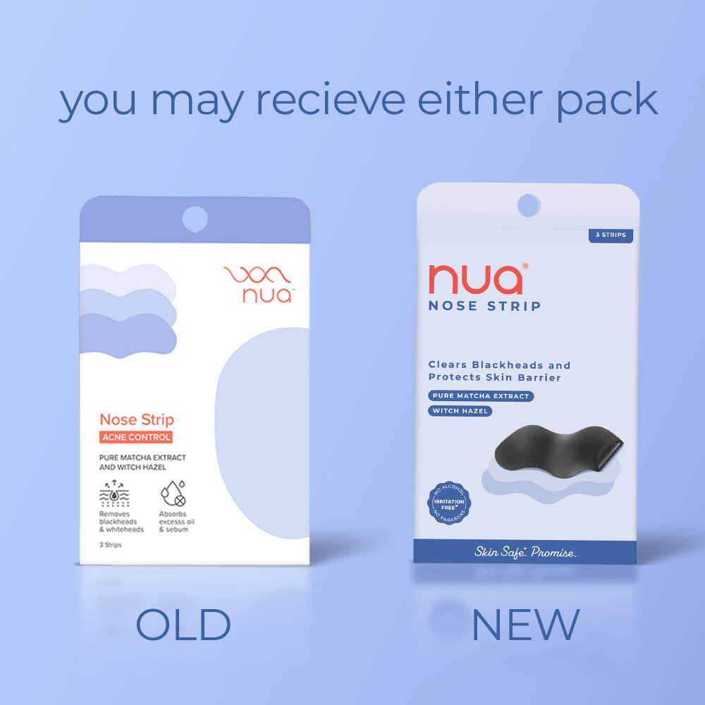 Nua Nose Strip Pure Matcha and Witch Hazel 100% Natural Extracts Works within 10 minutes