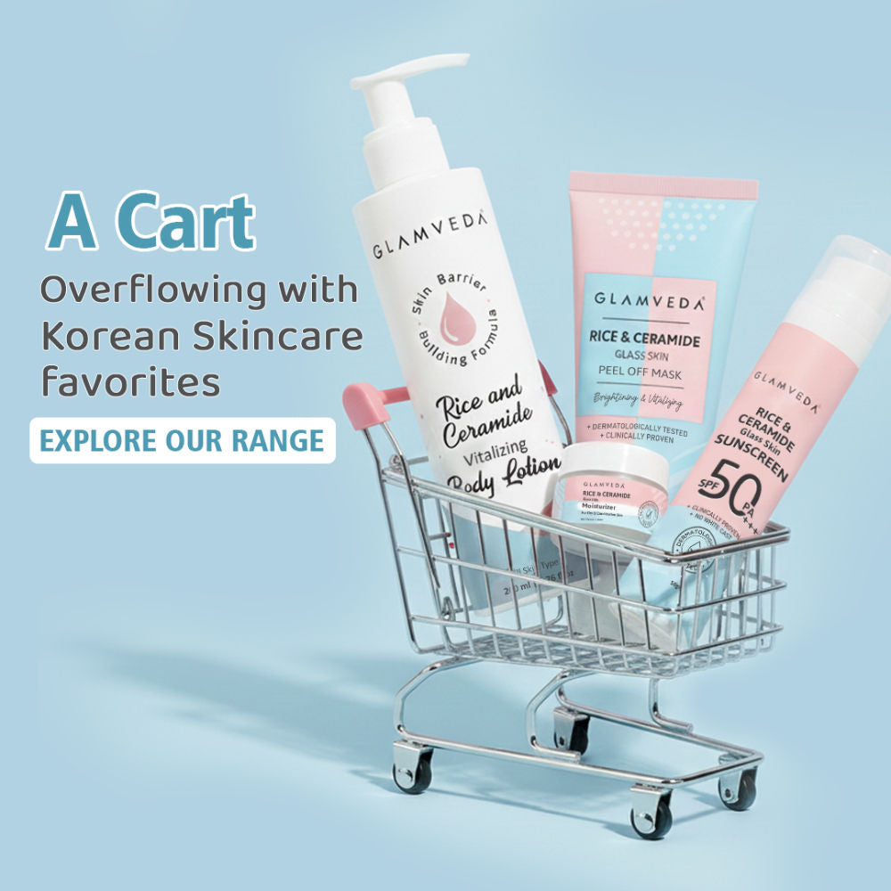 Glamveda Rice Water & Ceramide Glass Skin Brightening Face Wash