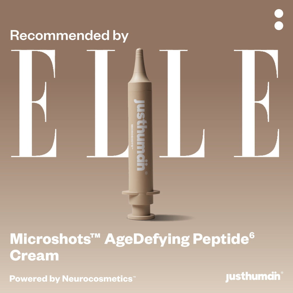 Just Human Microshots AgeDefying Peptide Cream Anti-Aging Fine Line Wrinkle Smoothing collagen boost