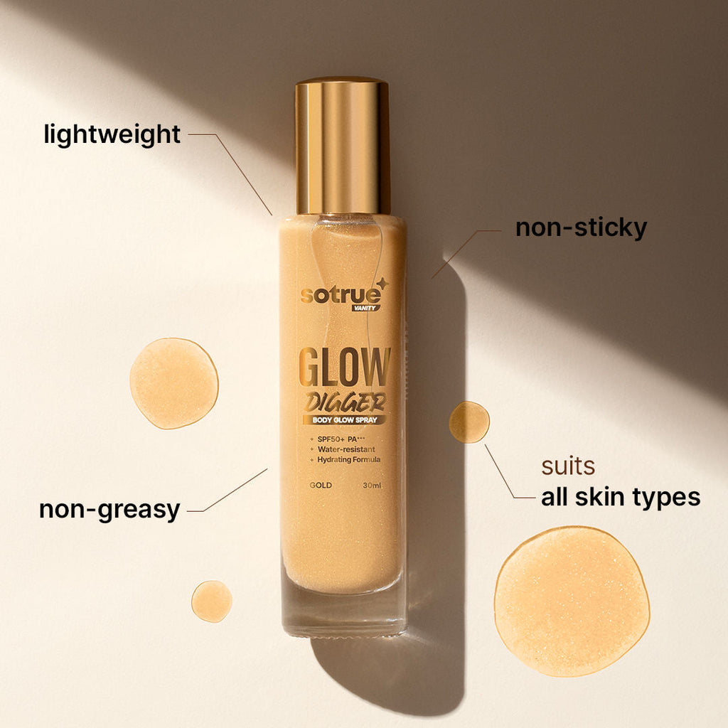 Sotrue Glow Digger Body Glow Spray SPF50+ PA+++
