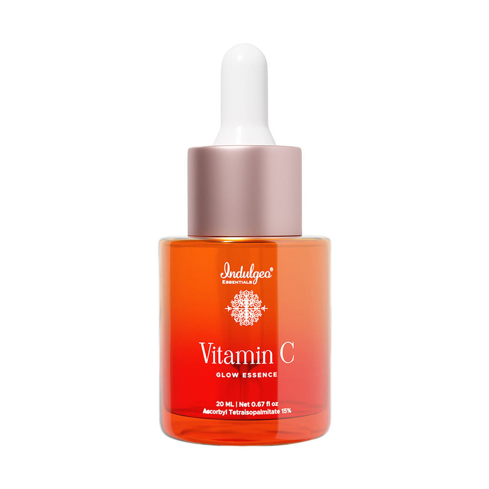 Indulgeo Essentials Vitamin C Glow Essence, Antioxidant - Rich Skin Brightening Face Serum