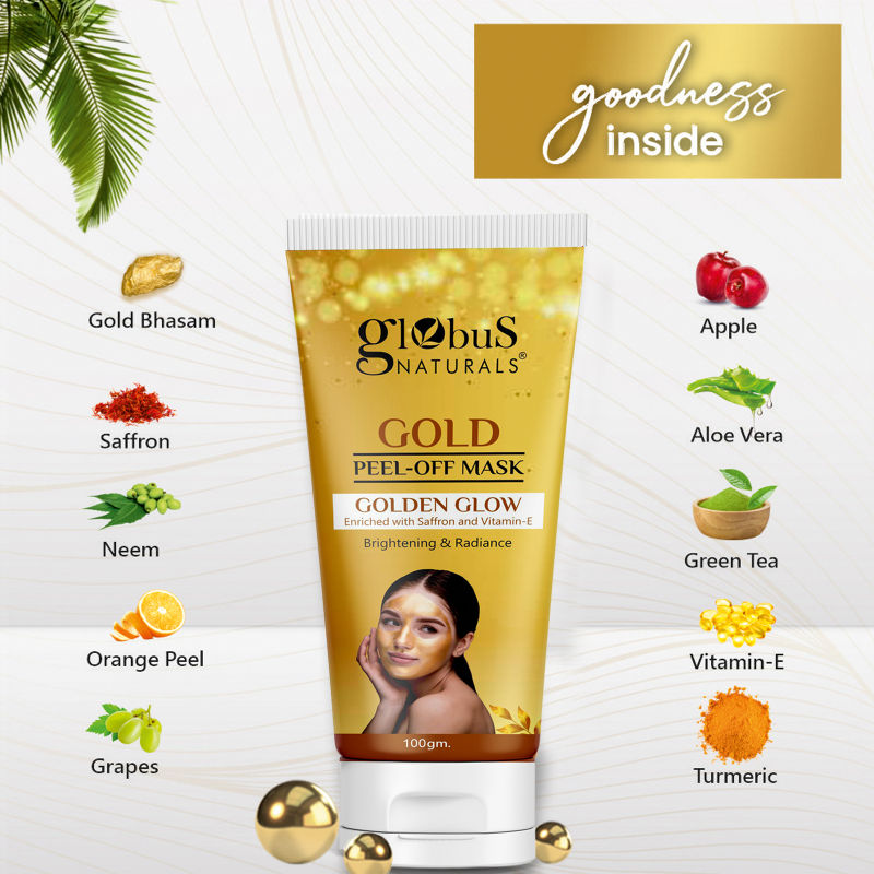 Globus Naturals Gold Peel Off Mask