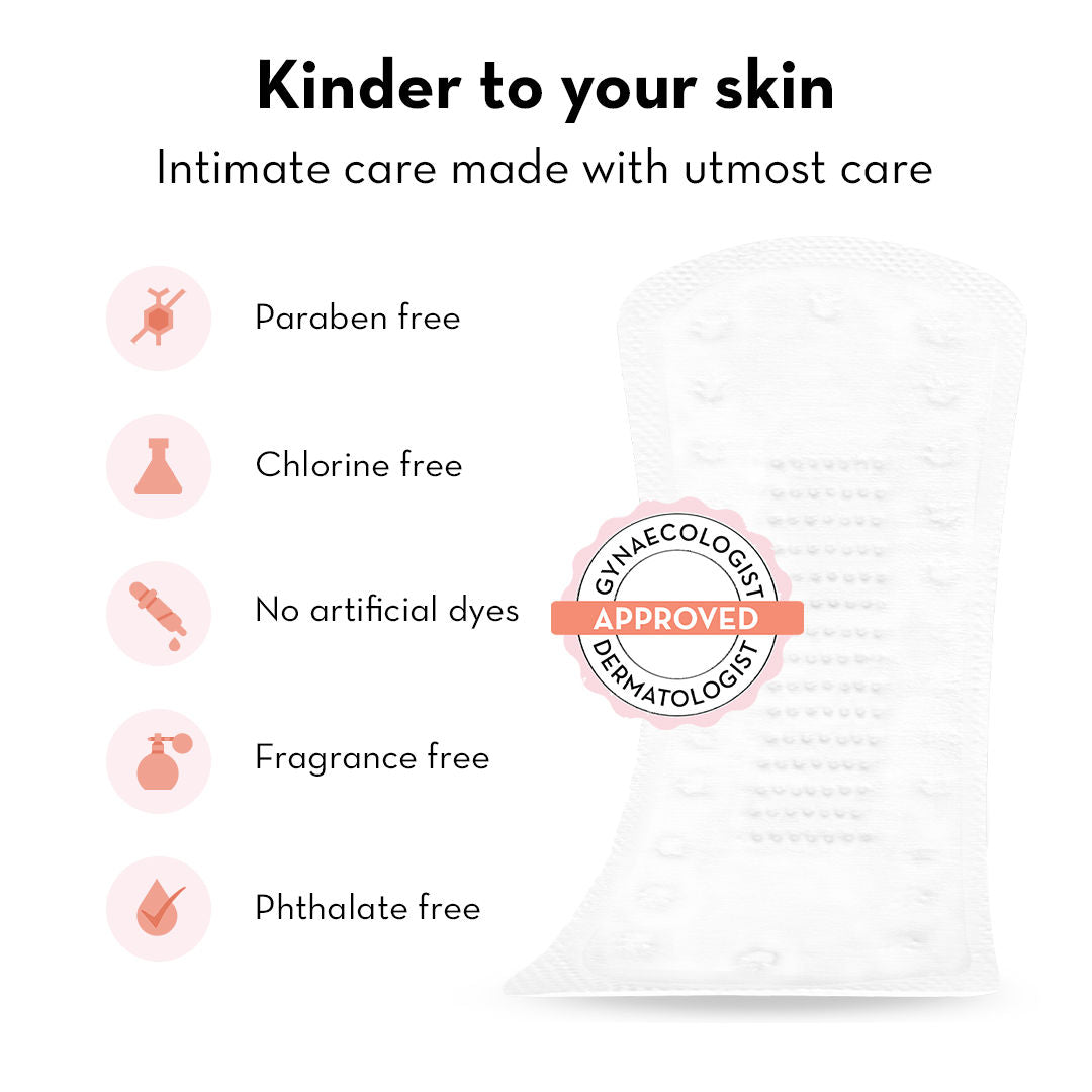 Plush Everyday Panty Liners Ultra Soft No Fragrance & Paraben Free