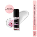 Quench Cherry Blossom Glow Sunscreen Serum SPF 50 PA++++ with 2% Niacinamide