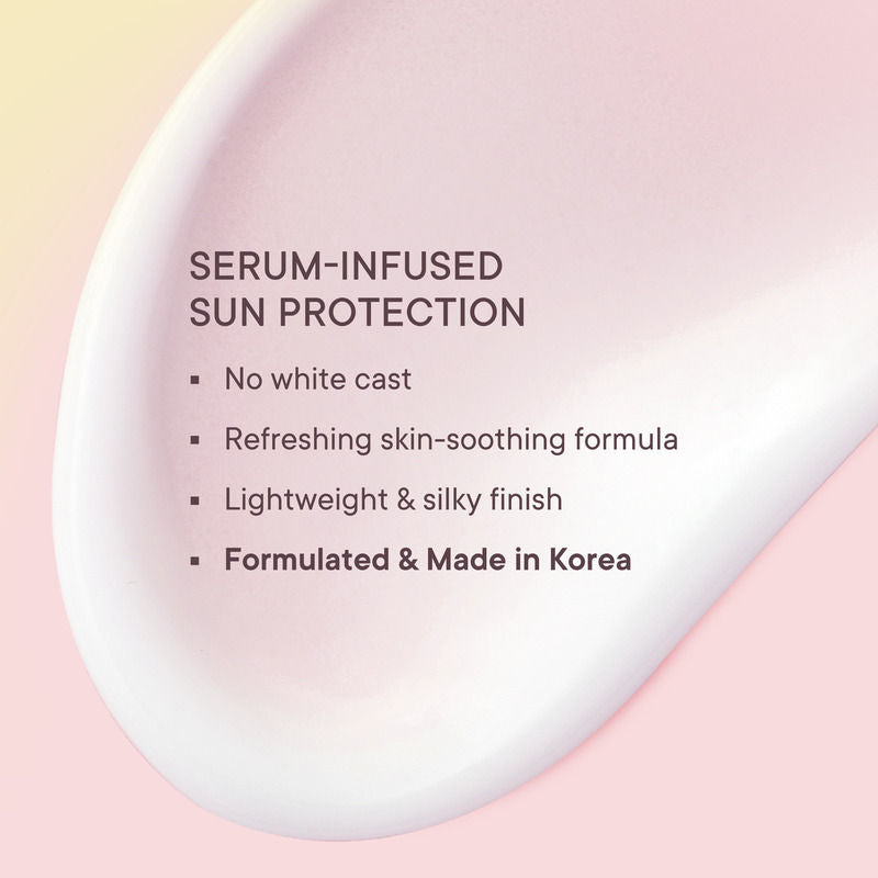 Quench Cherry Blossom Glow Sunscreen Serum SPF 50 PA++++ with 2% Niacinamide