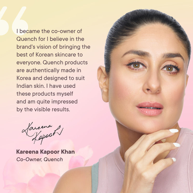 Quench Cherry Blossom Glow Sunscreen Serum SPF 50 PA++++ with 2% Niacinamide