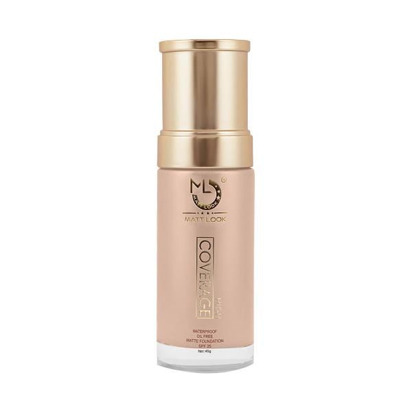 Matt look High Coverage Waterproof Oil Free Matte SPF 25 Foundation