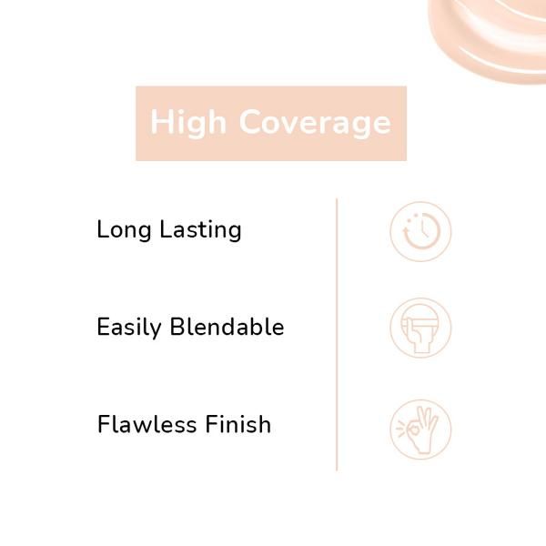Matt look High Coverage Waterproof Oil Free Matte SPF 25 Foundation