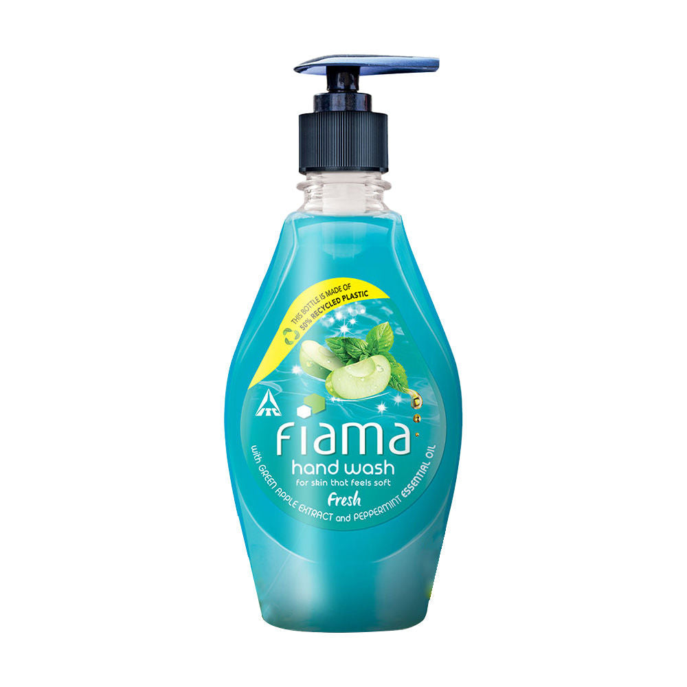 Fiama Fresh Hand Wash, Peppermint Oil & Green Apple Extract Handwash For Soft And Supple Hands