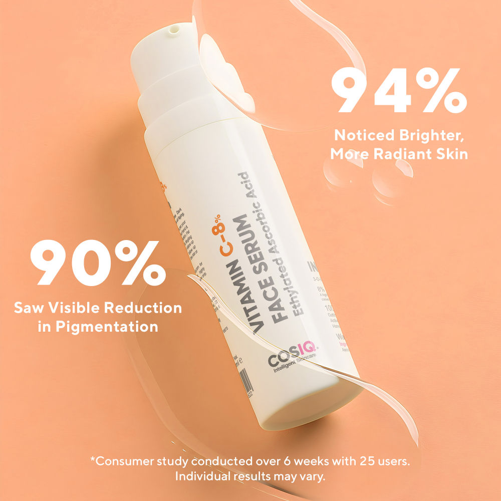 Cos-IQ Vitamin C-8% Only 2 Ingredients Face Serum(30ml)