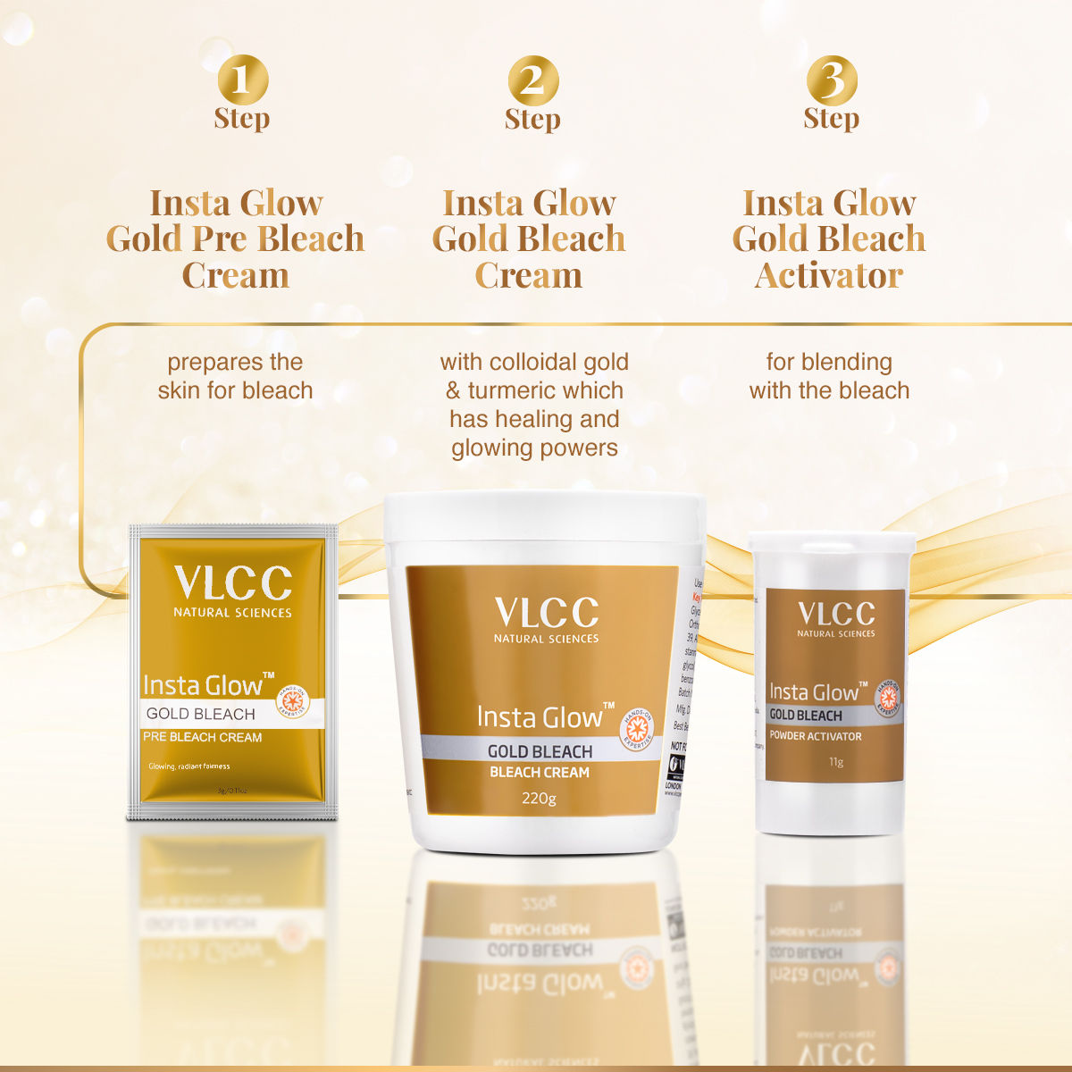 VLCC Insta Glow Gold Bleach