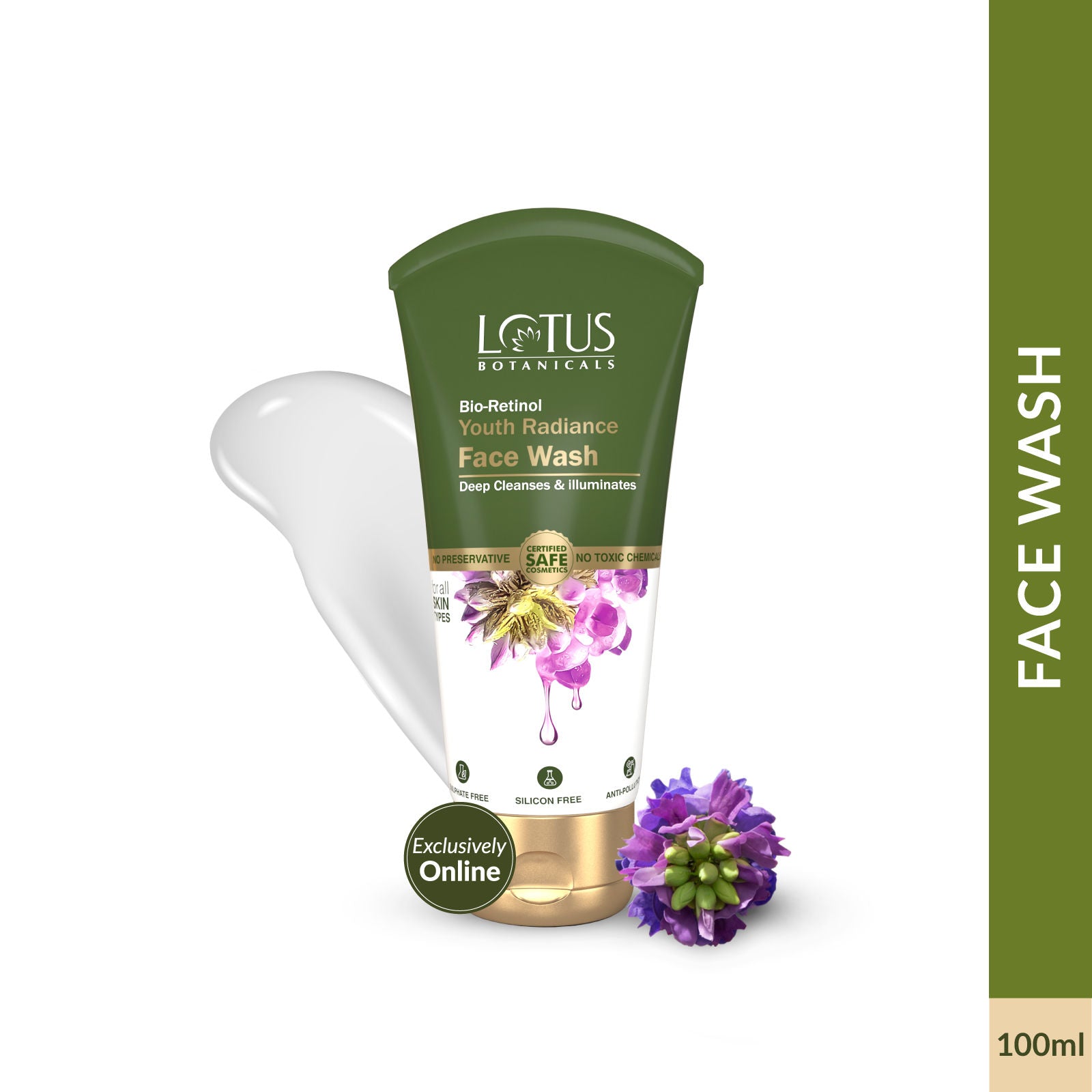 Lotus Botanicals Bio-retinol Youth Radiance Face Wash