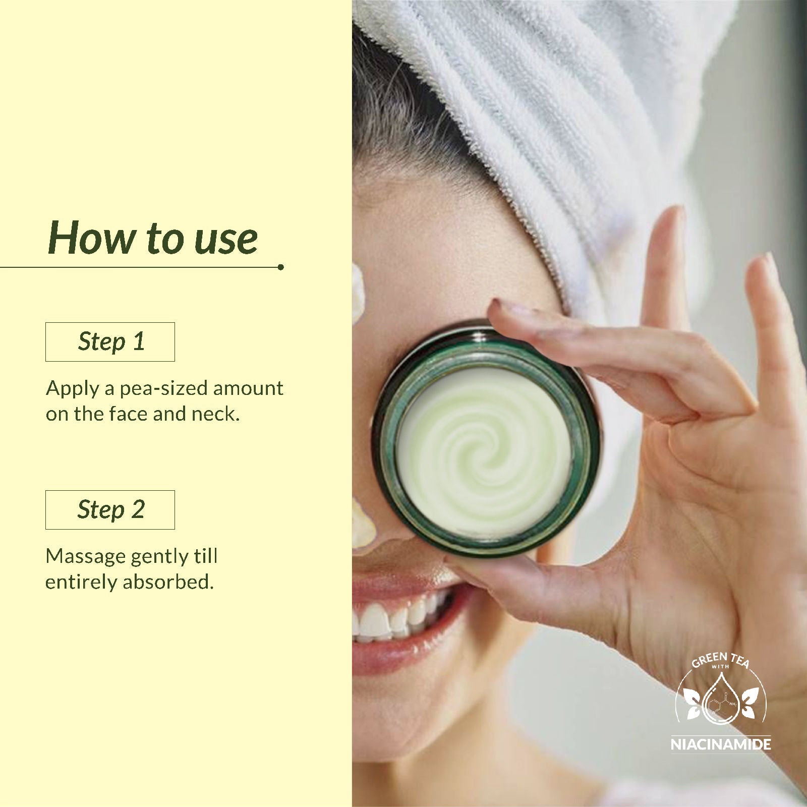 Lotus Botanicals Natural Green Tea HydraDetox Glow Boosting Day Face Cream SPF 20 With Niacinamide