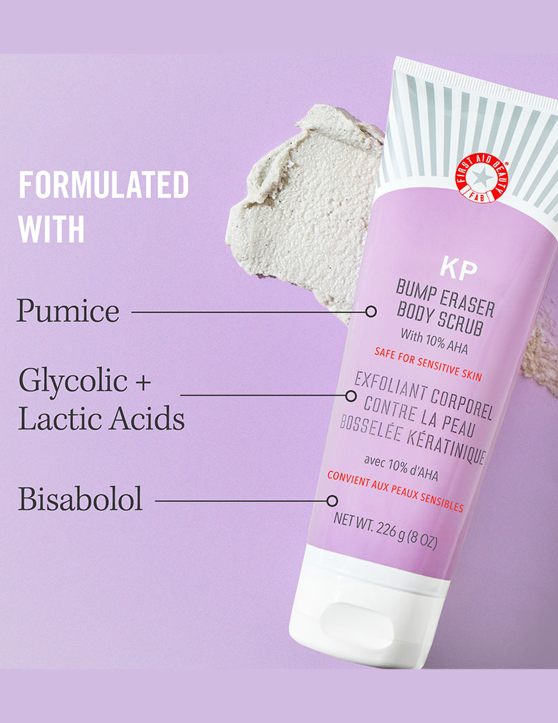 First Aid Beauty KP Bump Eraser Body Scrub With 10% AHA