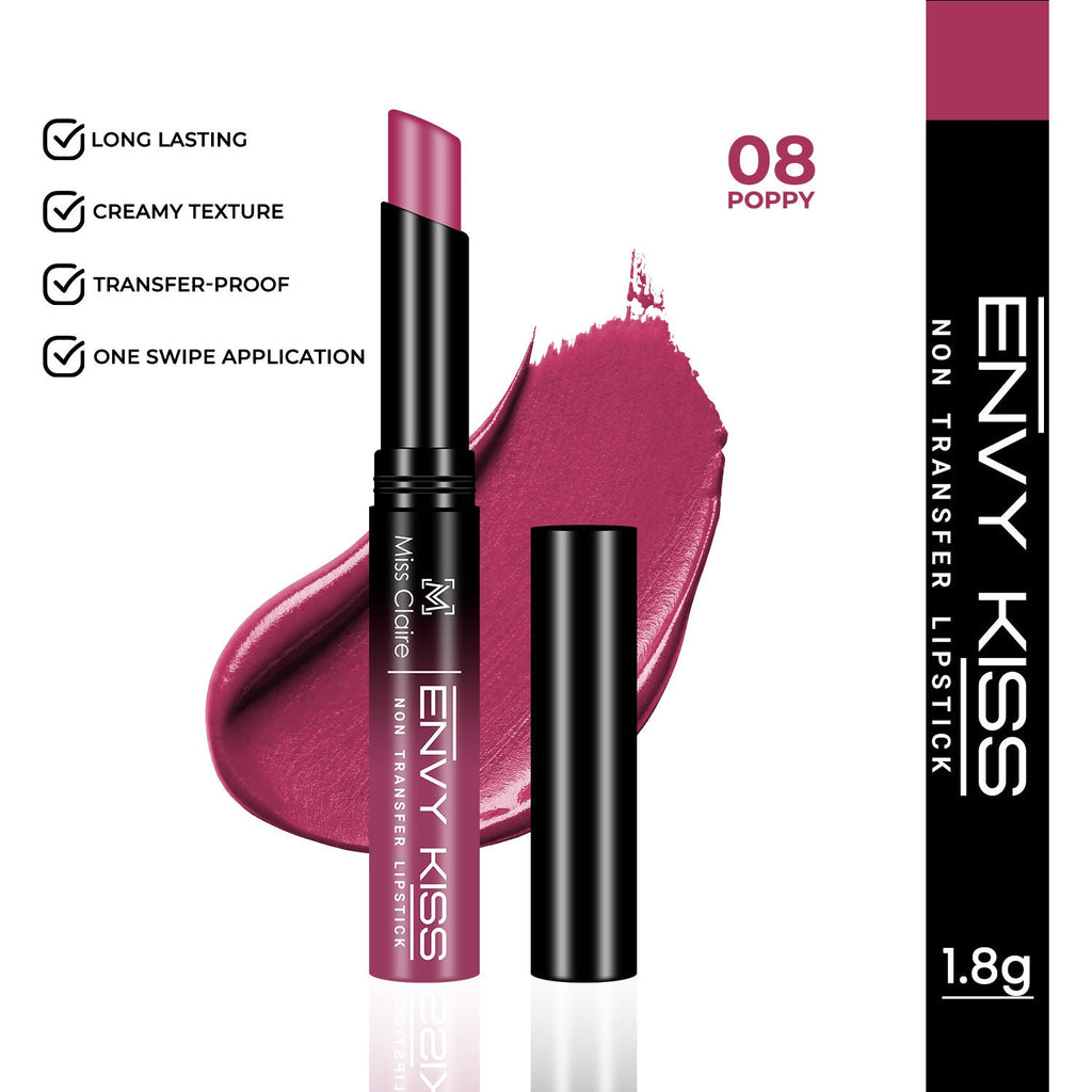 Miss Claire Envy Kiss Non Transfer Lipstick