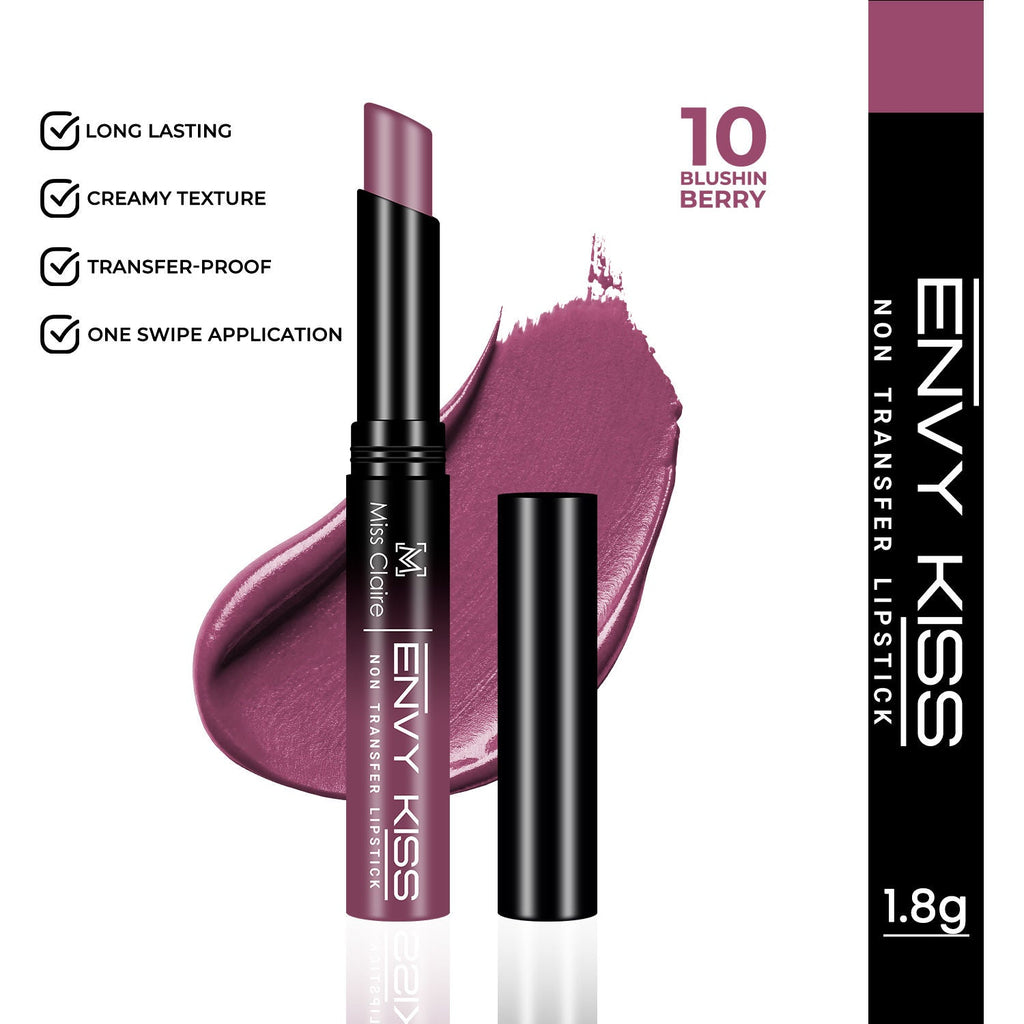 Miss Claire Envy Kiss Non Transfer Lipstick
