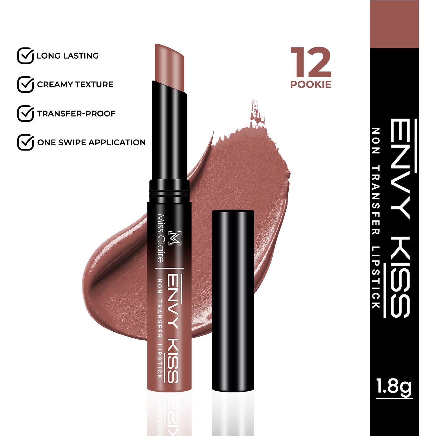 Miss Claire Envy Kiss Non Transfer Lipstick