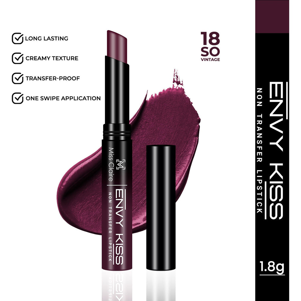 Miss Claire Envy Kiss Non Transfer Lipstick