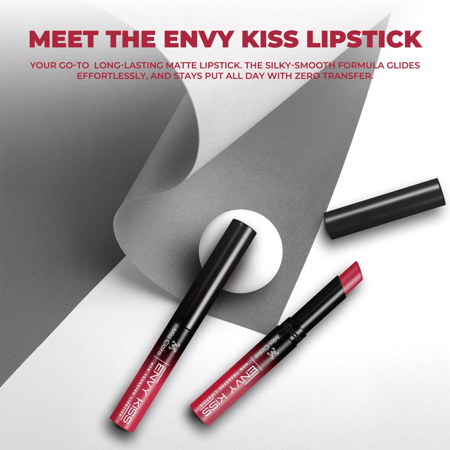Miss Claire Envy Kiss Non Transfer Lipstick