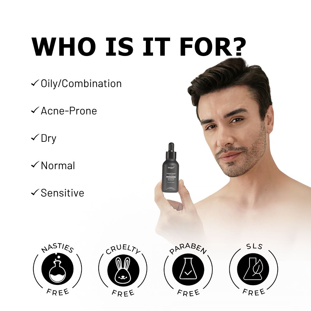 AVYYA Advanced Renewal Face Serum with Ginseng and Niacinamide, Hydrates and Refreshes Skin
