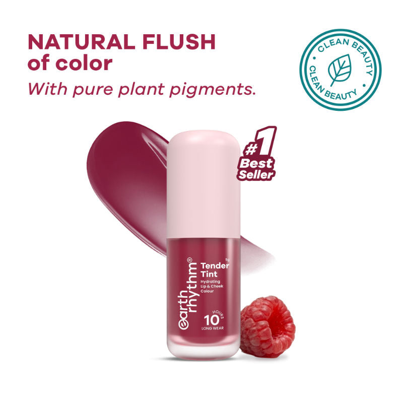 Earth Rhythm Tender Tint For Lip & Cheek With Pure Plant Pigments 10 H Stay