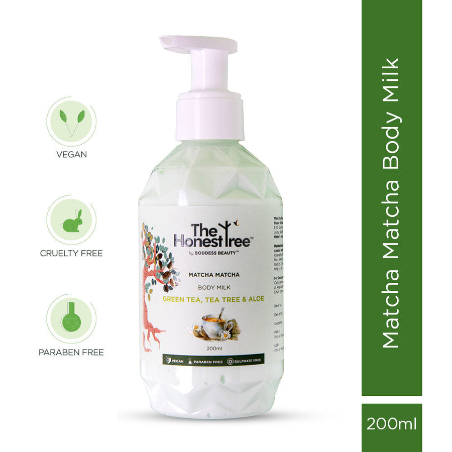 The Honest Tree by Boddess Beauty Matcha Matcha Body Milk