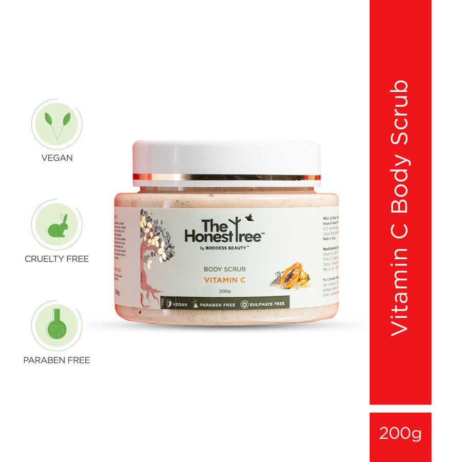 The Honest Tree by Boddess Beauty Vitmin C Body Scrub