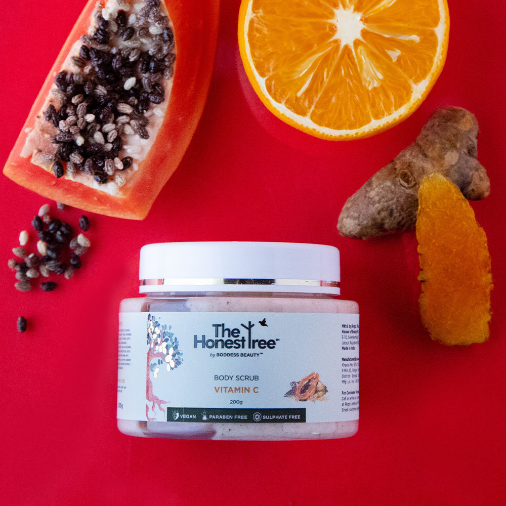 The Honest Tree by Boddess Beauty Vitmin C Body Scrub