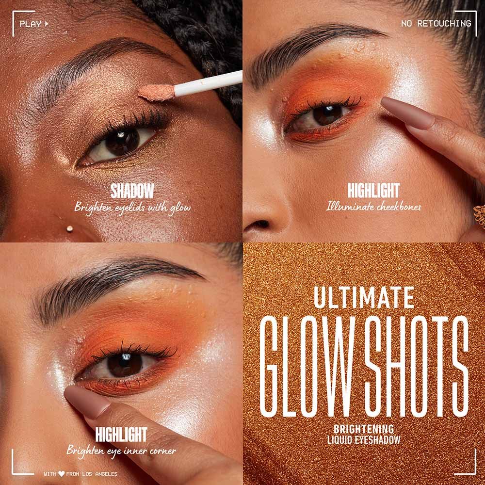 NYX Professional Makeup Ultimate Glow Shots Liquid Eyeshadow - Grapefruit Glow