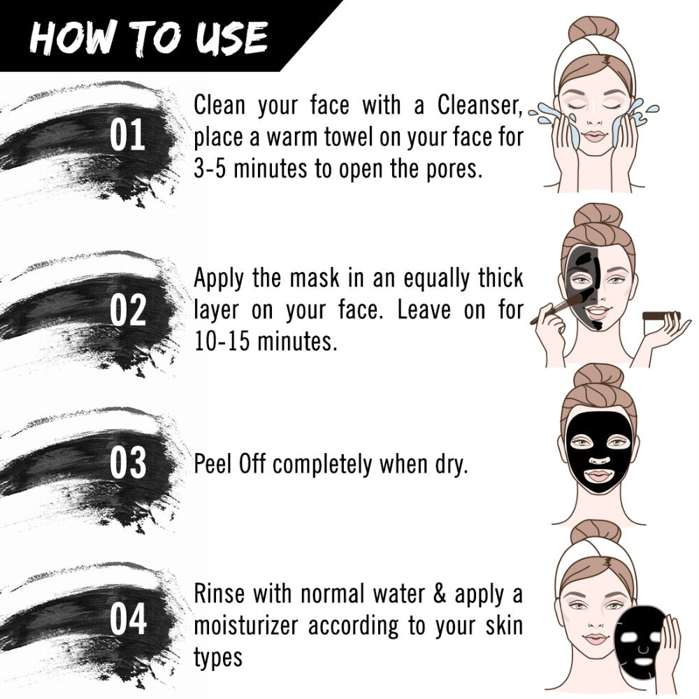 Keya Seth Aromatherapy Charcoal Peel off Mask Face Pack