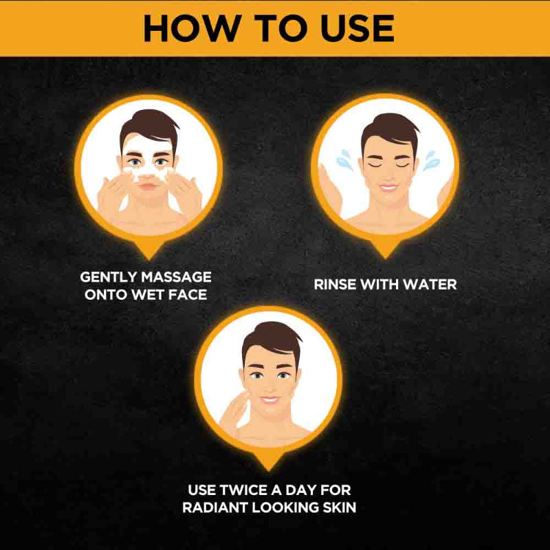 Garnier Men Turbo Bright Anti-Pollution Double Action Face Wash